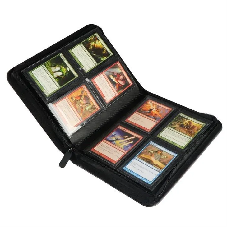4 Pocket Baseball Card Leather Binder